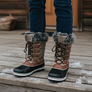 Women’s Snow Duck Boots | 3M Thinsulate 200g | Faux Fur Lined | Size 9 | New